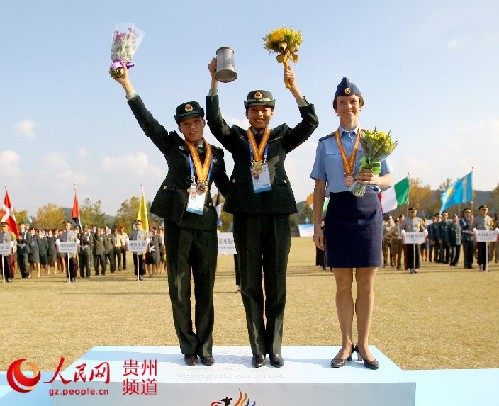 松桃姑娘王堂林：韩国永川第61届军事五项世锦赛上勇夺5金（组图）