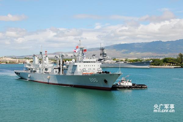 专家：中国海军参加环太军演展现透明督促强军