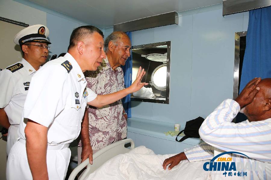 和平方舟结束在斐济医疗服务获赞