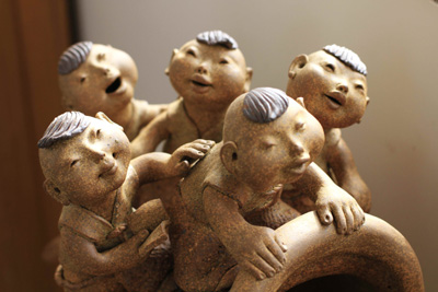 走进汉方的陶塑艺术世界