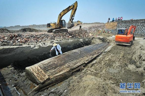 京杭大运河天津段考古发掘出两艘明代沉船
