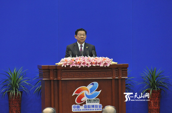 温家宝出席第二届中国亚欧博览会暨中国—亚欧经济发展合作论坛开幕式