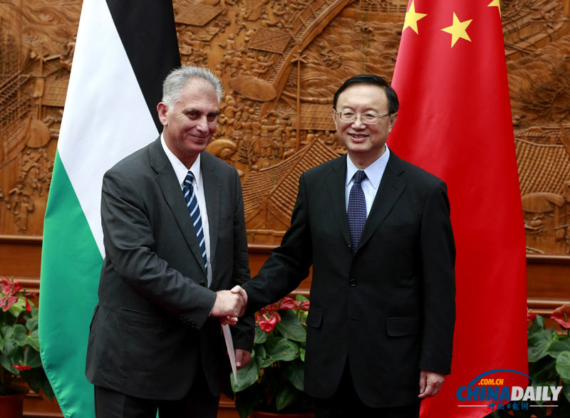 北京：杨洁篪会见巴勒斯坦国总统特使
