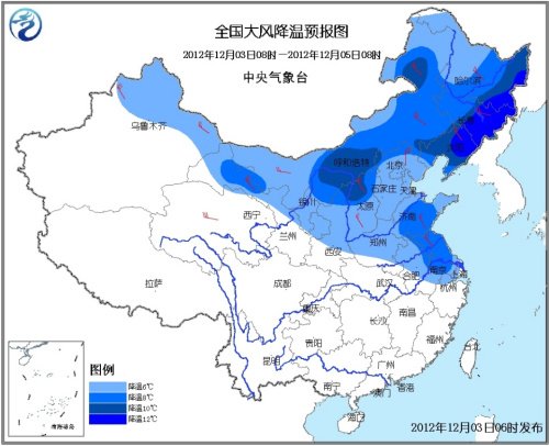 中国东北地区有较强降雪 新疆等地6-8℃降温