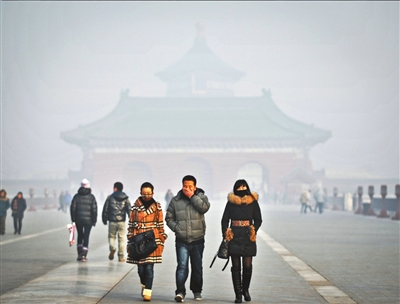 北京通州达极重污染值 未来三天多地将达极重污染