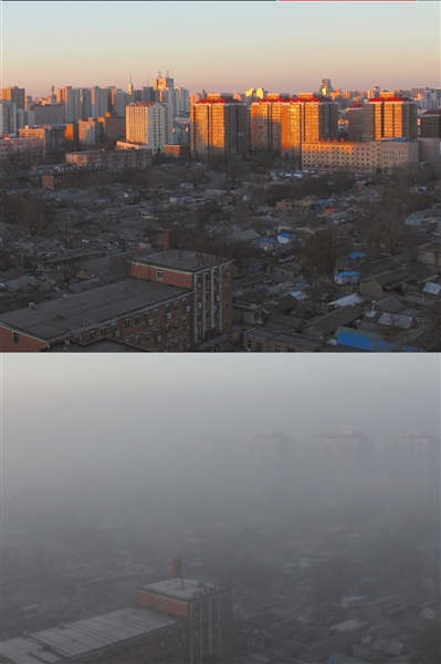 北京通州达极重污染值 未来三天多地将达极重污染