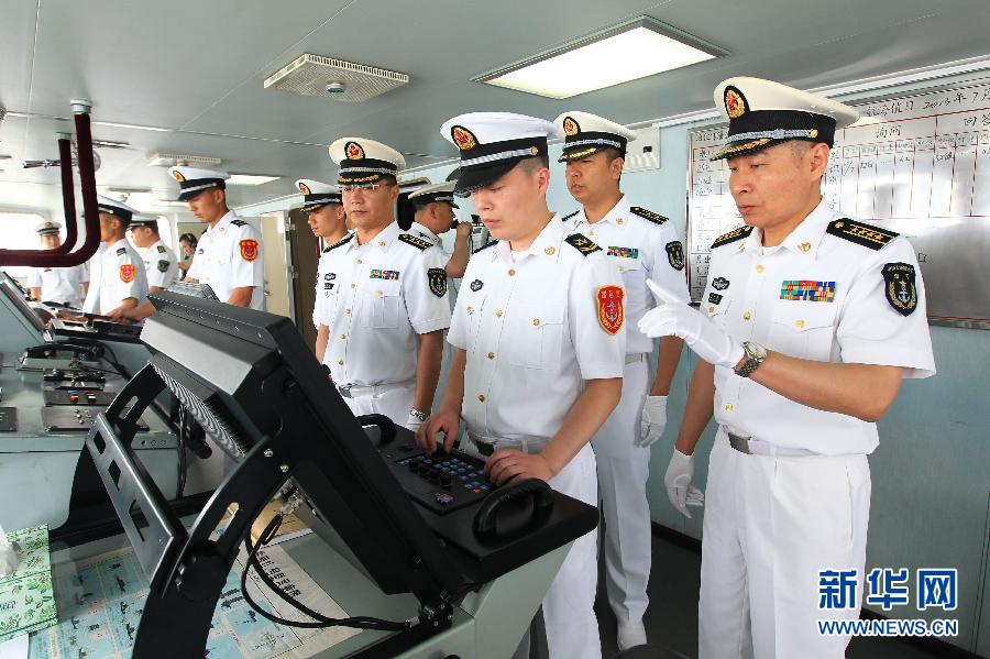中国派出7艘舰艇赴俄参加中俄“海上联合—2013”军事演习
