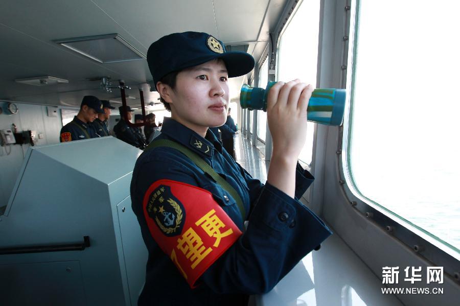气势逼人！中国海军舰艇编队在日本海练编队运动