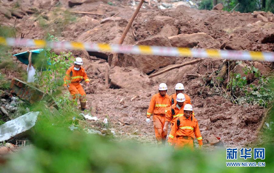 都江堰山体滑坡已确认43人死亡 118人失踪失联