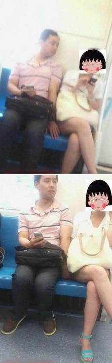 上海一女子地铁上遇色狼摸大腿不敢报警(图)