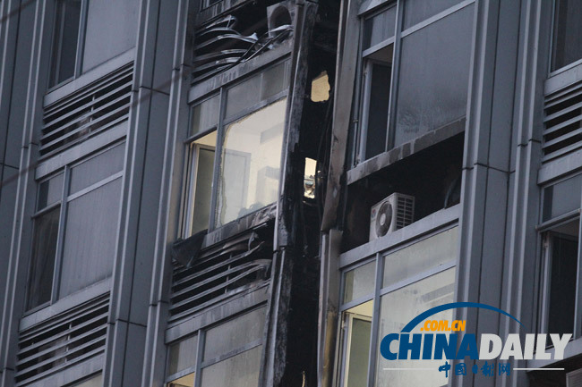 北京武警交通指挥部大楼空调爆炸引发火灾