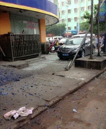 广西桂林附近一学校门口发生爆炸