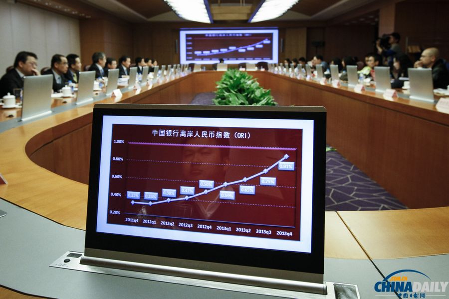 中国银行全球首发“离岸人民币指数”