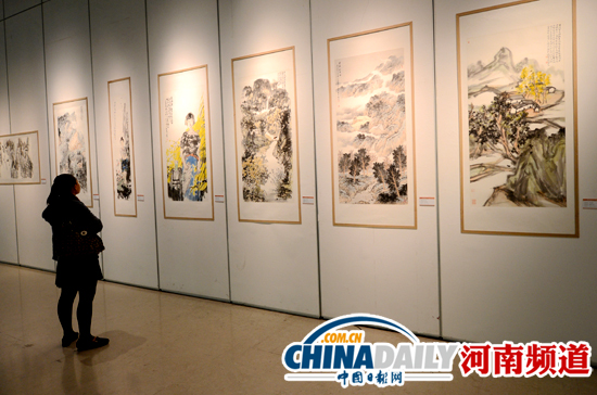 “美丽信阳”名画家艺术作品今在河南博物院开展