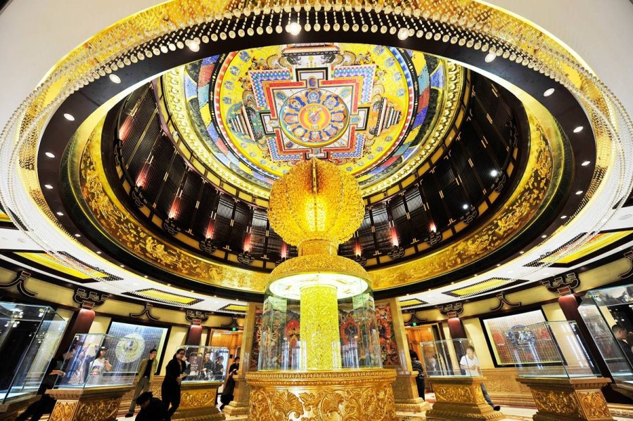 河南洛阳遗址上建武则天通天塔