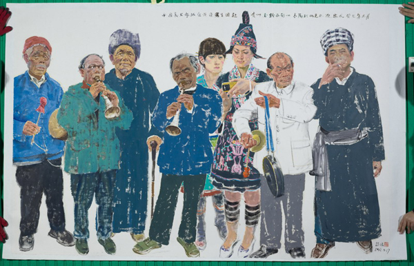 百件“多彩贵州”艺术作品绽放中国美术馆