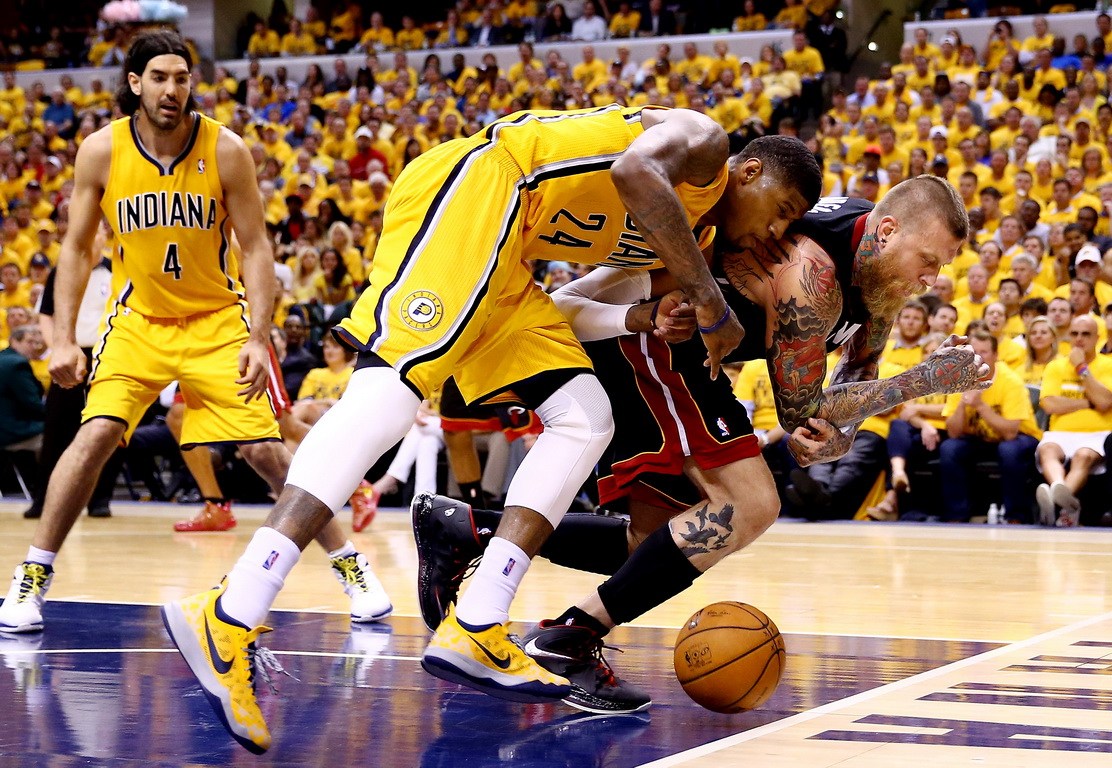 NBA东部决赛：步行者 83-87 热火