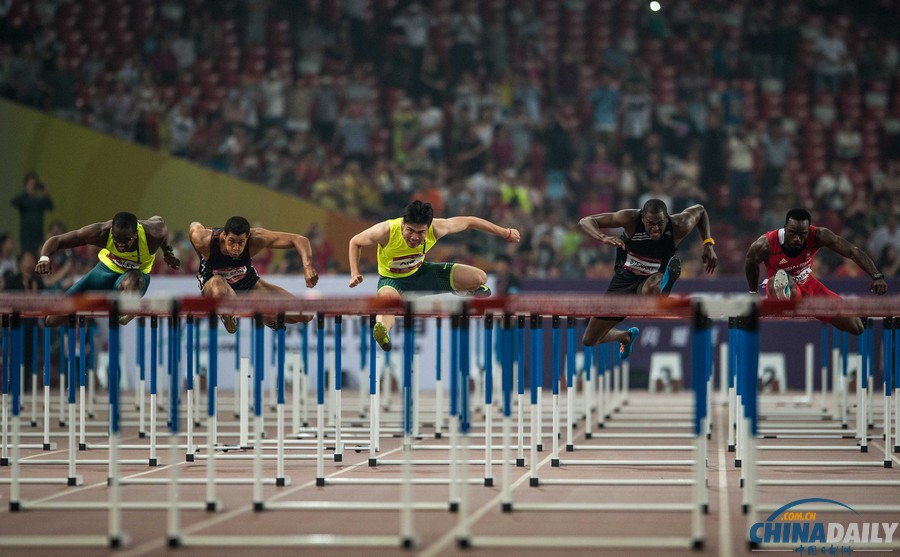 谢文骏夺世界田径挑战赛北京站男子110米栏冠