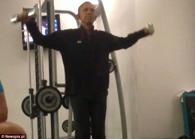 奥巴马在波兰酒店锻炼遭偷拍 安全局展开调查