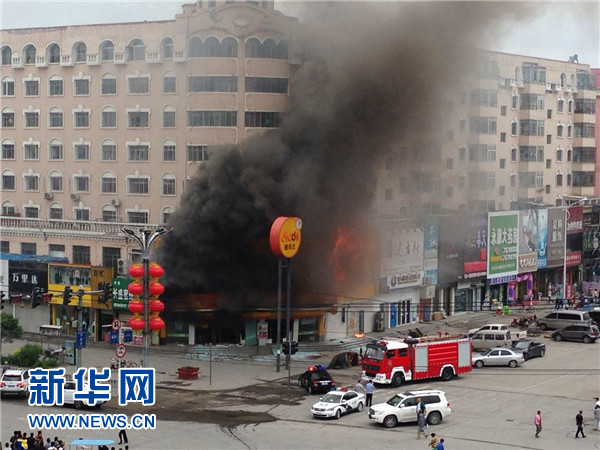 黑龙江一快餐店发生爆炸 警察受伤