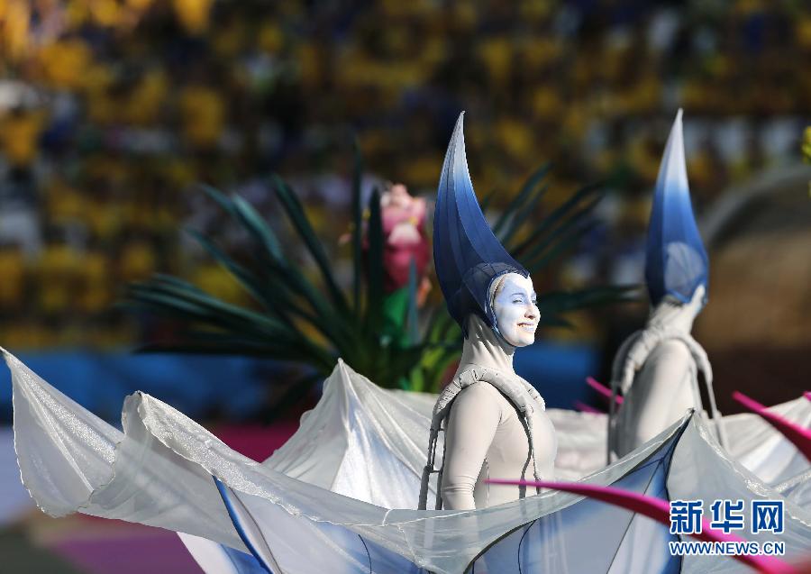2014巴西世界杯开幕式表演精彩瞬间