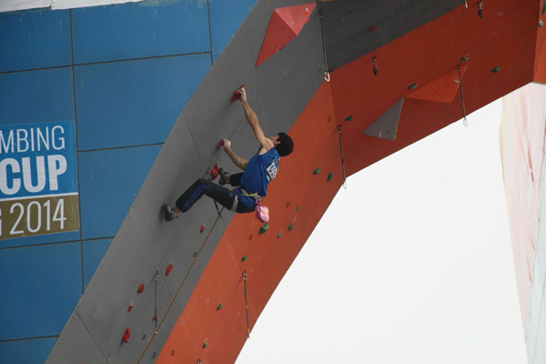 2014攀岩世界杯(中国海阳)20日开赛