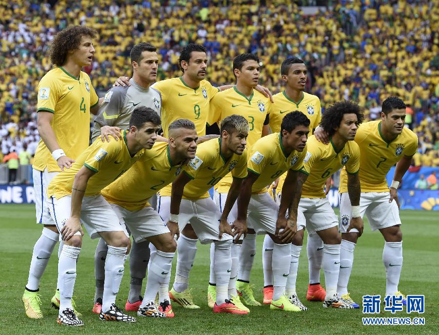内马尔两球巴西胜喀麦隆夺小组头名 淘汰赛对阵智利
