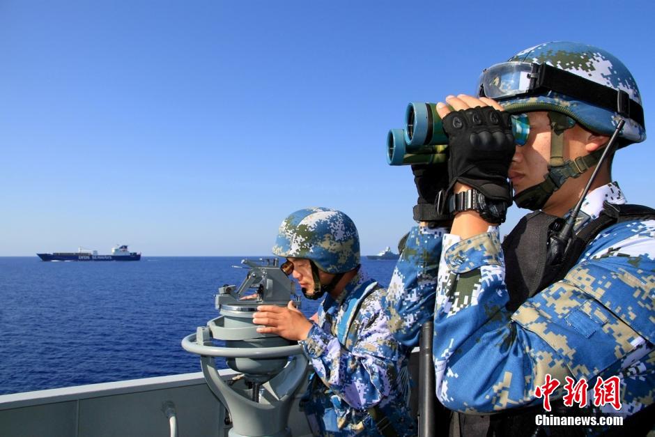 中国海军圆满完成叙化武海运护航任务