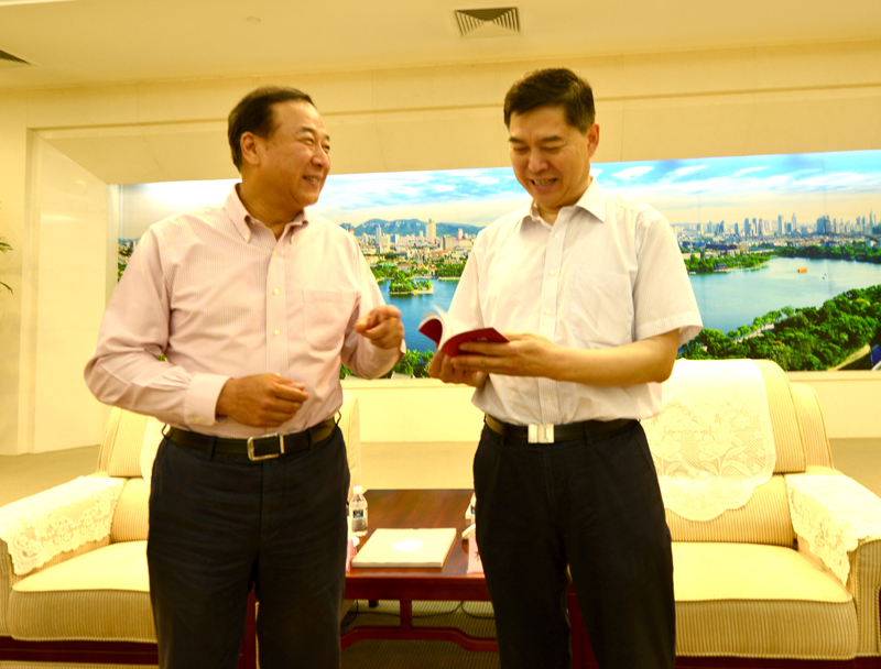 中国日报社社长朱灵访问泉城济南 双方将建立战略合作伙伴关系