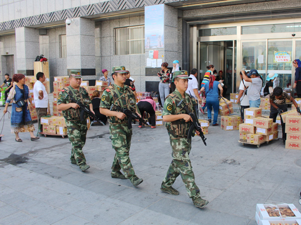 新疆边防总队霍尔果斯边检站加强巡逻力度 服务中哈贸易经济建设‍