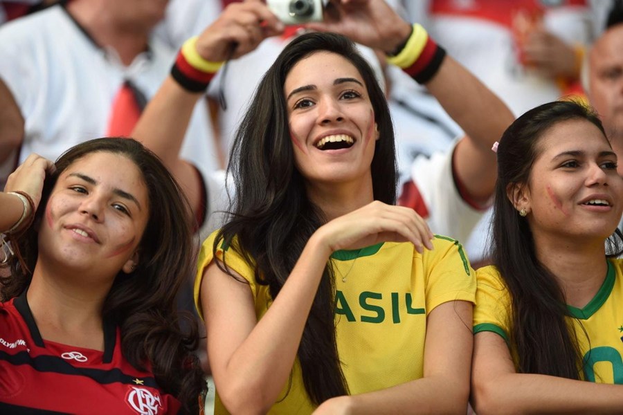 巴西世界杯最性感女球迷
