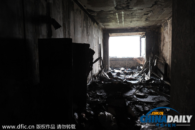 北京朝阳区群租房失火爆燃 60平房屋住7人