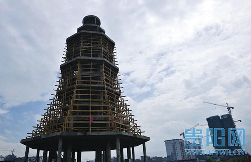 贵州榕江建世界最高侗族鼓楼