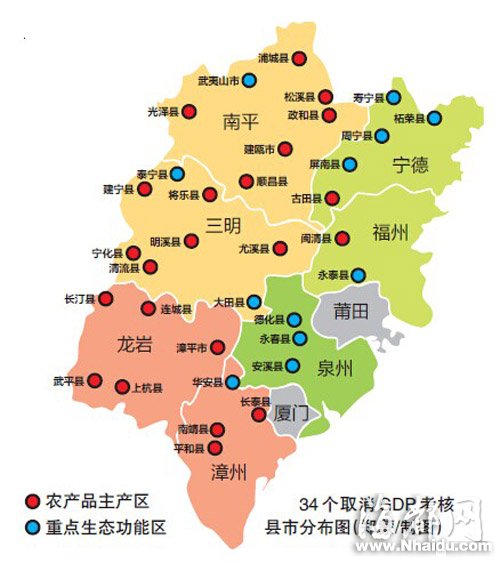 福建取消gdp考核_福建:取消34个县市GDP考核