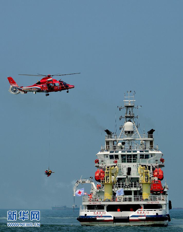 2014年海峡两岸海上联合搜救演练直击