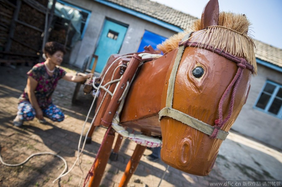 吉林农民木匠耗时6年造出“电动马驹”