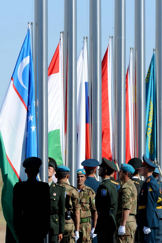 “和平使命—2014”联合反恐军事演习正式开始