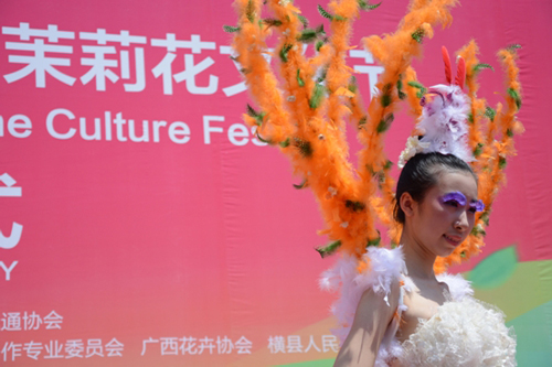 广西横县举办茉莉花文化节（组图）