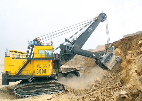 太重55立方米挖掘机获得“全球通” 资格证