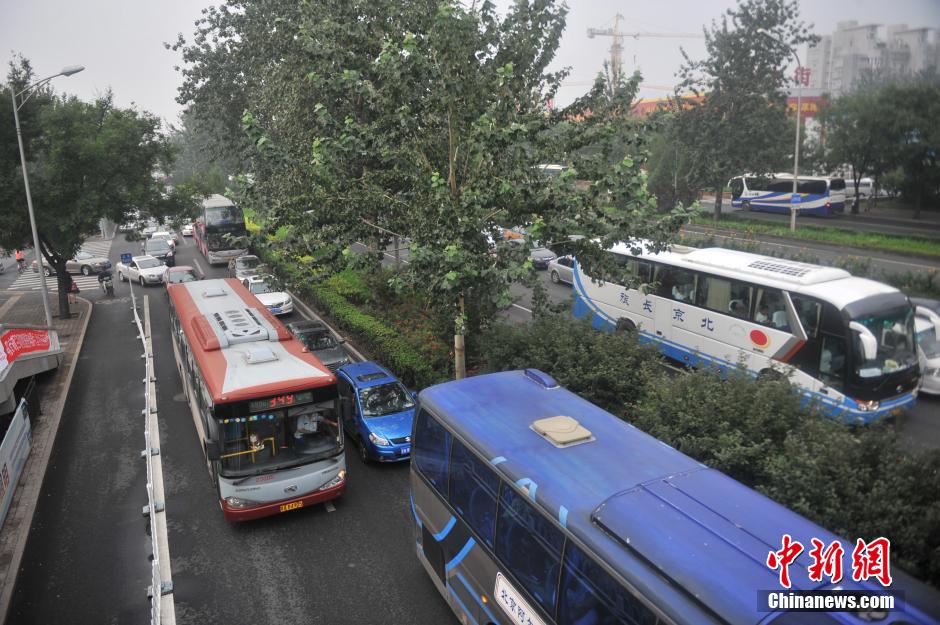 北京迎来全年最堵日 道路严重拥堵