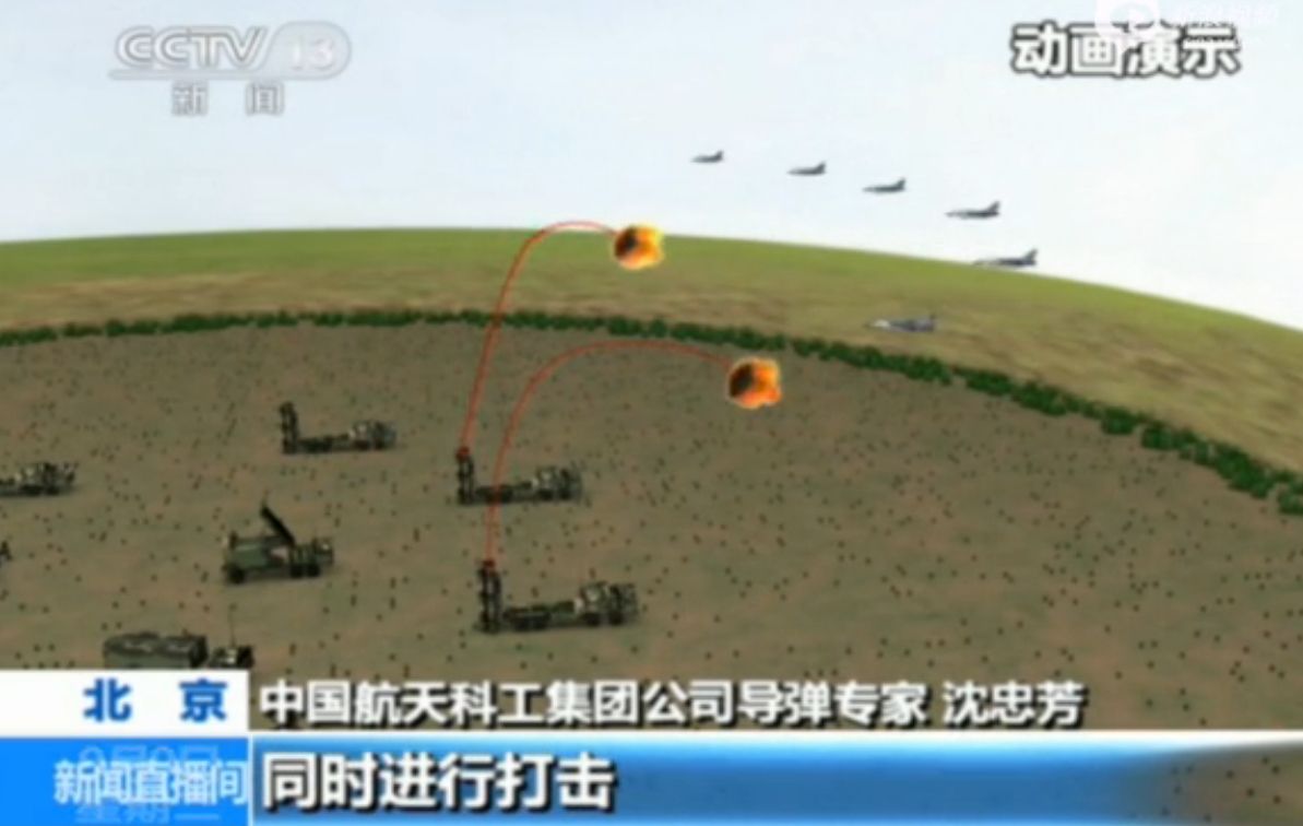 中国FD2000远程防空导弹实弹打靶首度公开
