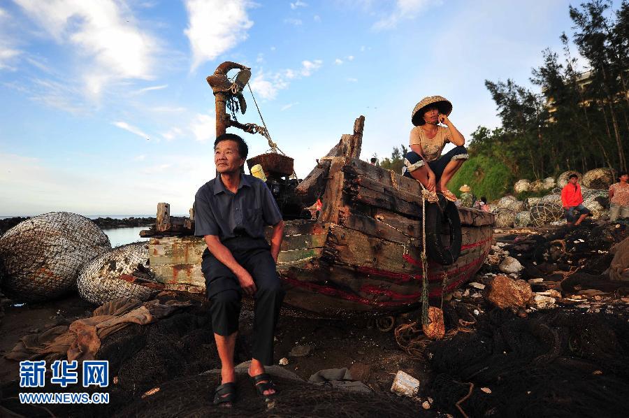 海南澄迈835艘渔船被台风损毁