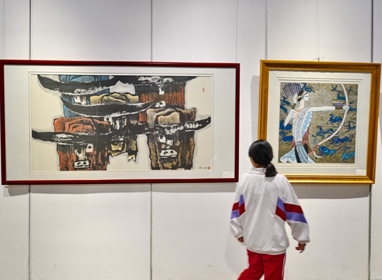 文化中国——华侨华人书画家作品展在山东博物馆开展