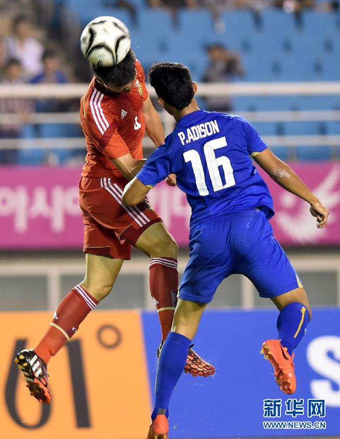 亚运会：国奥0:2负于泰国 无缘八强