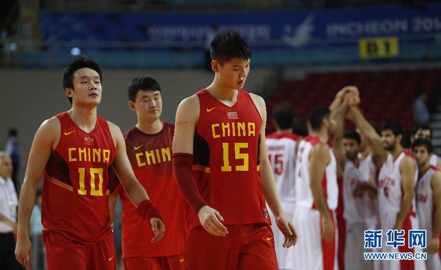 中国男篮不敌伊朗 进亚运4强只存理论可能