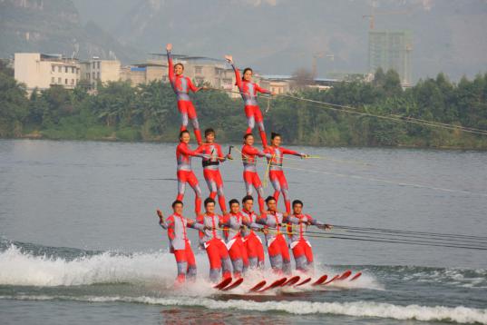 2014世界水上极速运动大赛在广西柳州开赛