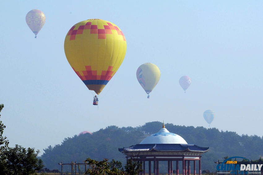 武汉：2014全国热气球精英赛