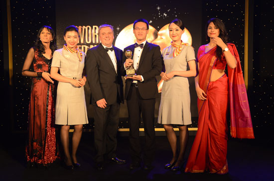 海南航空荣获2014年WTA“亚洲级最佳商务舱”大奖