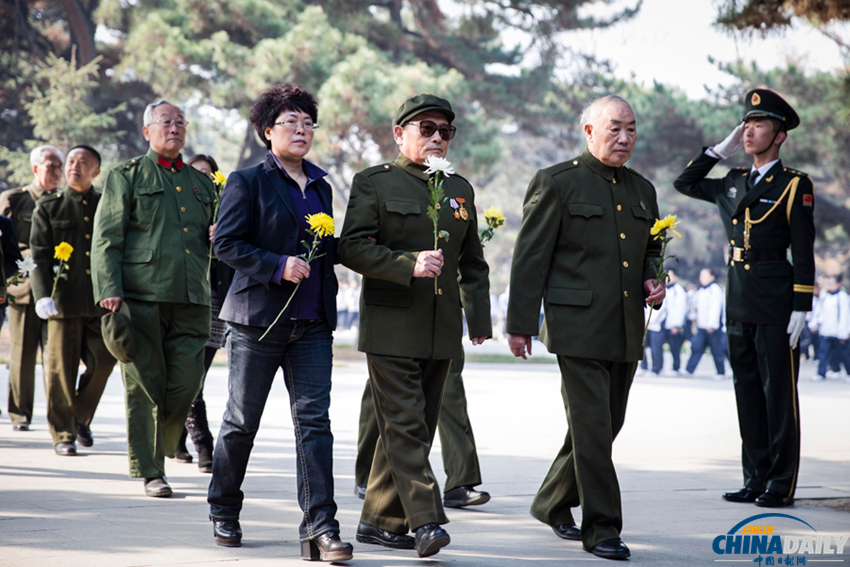 437位在韩志愿军烈士遗骸安葬仪式在沈阳举行