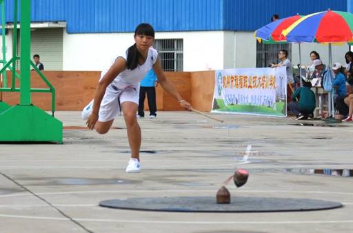 广西第十三届少数民族传统体育运动会陀螺今日开赛